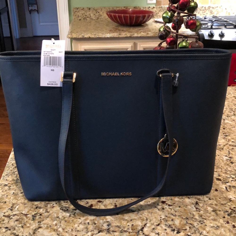 Michael Kors Large navy tote